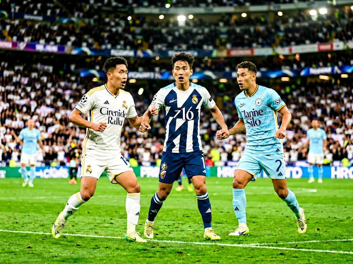 欧冠1/8决赛皇马主场战平利物浦，双方两回合总比分1:1